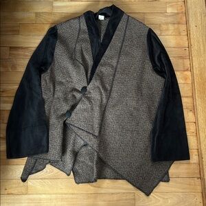 AHNI Elegant Brown and Black Women's Jacket